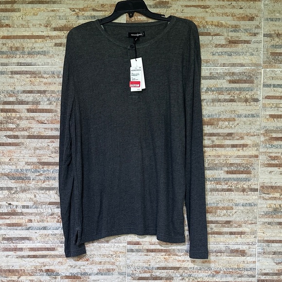 Treasure & Bond Other - Treasure & Bond Dark Gray Long Sleeve Shirt